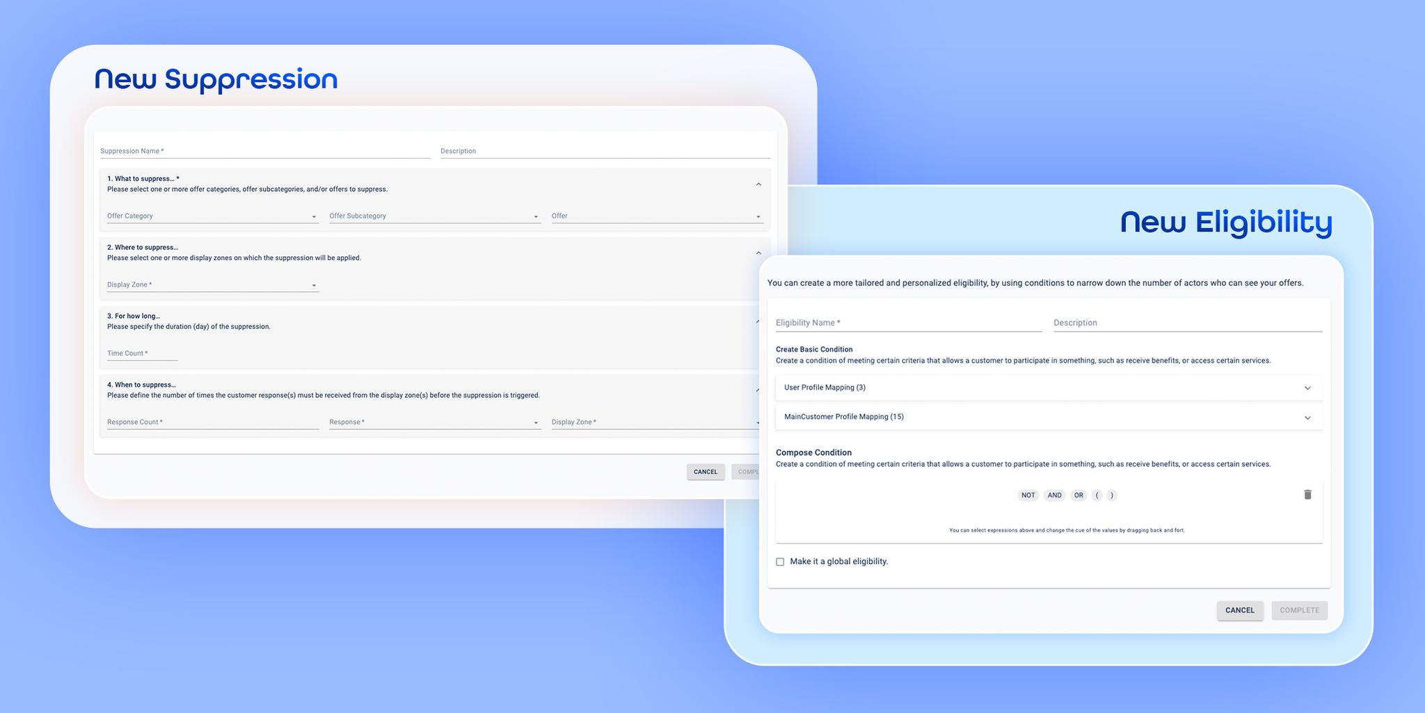 Smart Eligibility & Suppression
