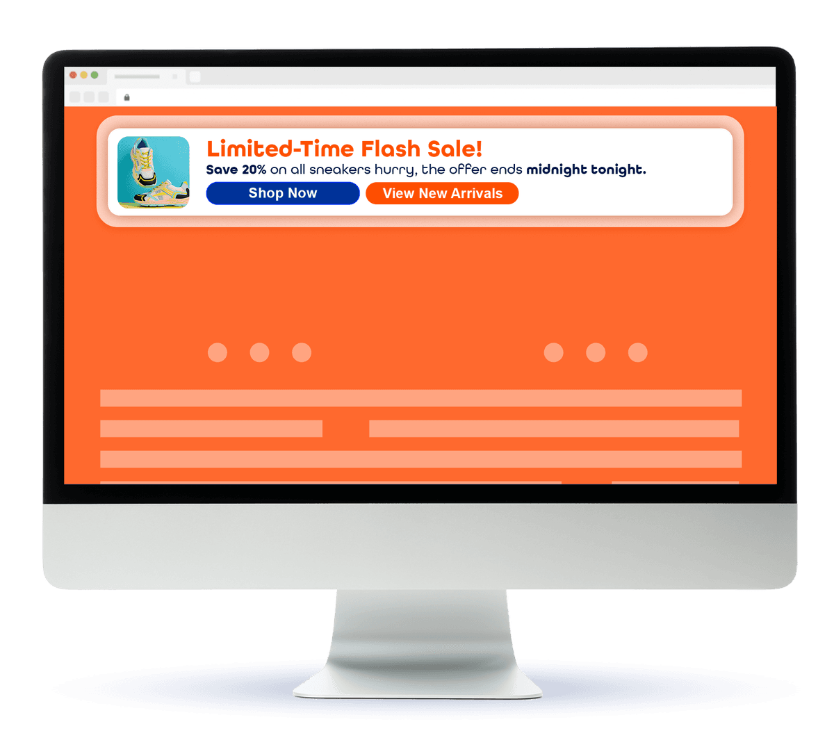 Mobile Phone With Notifications